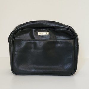 DKNY Black Leather Camera Crossbody